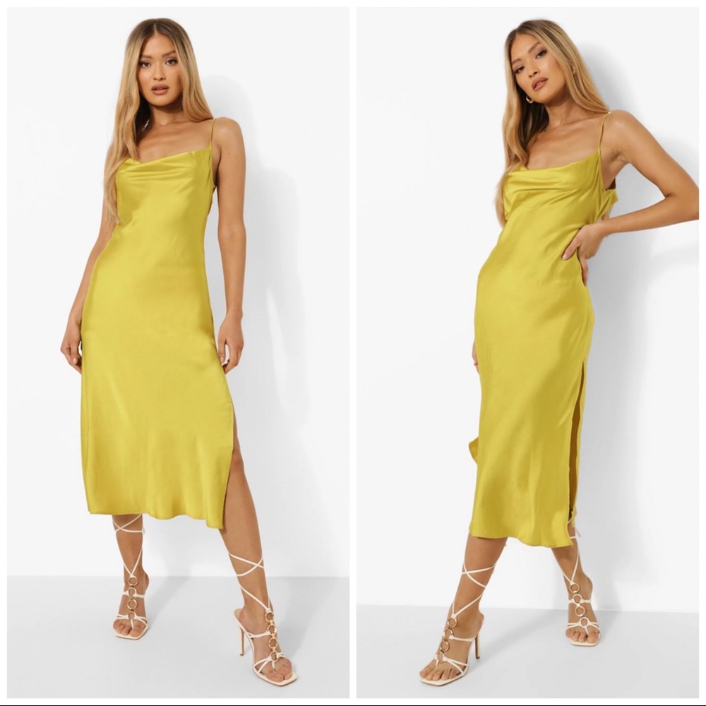 NWT Yellow Express Maxi Dress